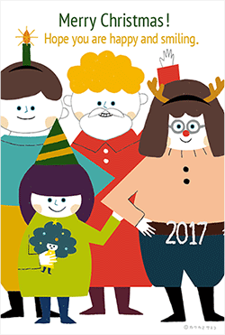 Hair Feel 2017年クリスマスカード